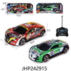 R/C 1:14 RACE CAR 2 COLOR MIX 12PC/CS