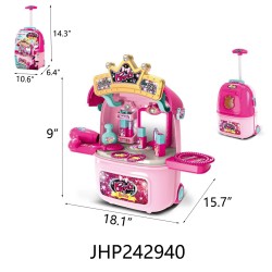 BEAUTY SET TOY IN SUITCASE 8PC/CS