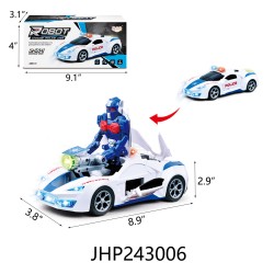 B/O TRANSFORMER CAR LIGHT AND MUSIC 24PC/2BX/48PC/CS