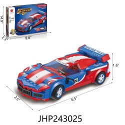 BLOCKS ASSEMBLE PULL BACK CAR TOY (337PCS) 9PC/2BX/18PC/CS