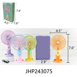 FAN - B/O FAN ASSORT COLOR 30PC/2BX/60PC/CS