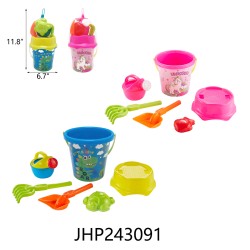 BEACH TOY - SAND TOY (6PC PER SET) 18PC/CS