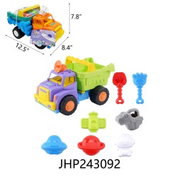 BEACH TOY - SAND TOY TRUCK 8PC SET 12PC/CS