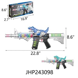 B/O GUN  MUSIC & LIGHT 9PC/2BX/18PC/CS