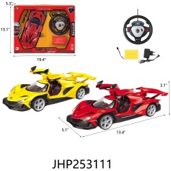 1:14 R/C RACING CAR W/LIGHT/BATTERY /USB CHAGRER 6PC/CS