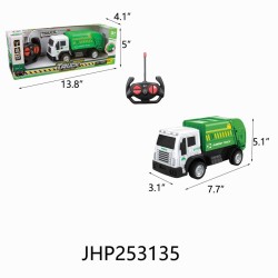 R/C GARBAGE TRUCK W/LIGHT(GREEN) 12PC/2BX/24PC/CS