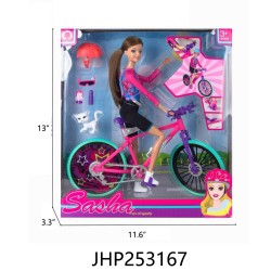 11.5" BICYCLE DOLL SET 6PC/2BX/12PC/CS 11.5" BICYCLE DOLL SET 6PC/2BX/12PC/CS