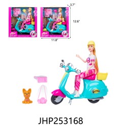 MOTOR GIRL W/MUSIC TOY 6PC/2BX/12PC/CS