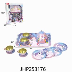 TEA SET TOY - STAINLESS STEEL 9PC/2BX/18PC/CS