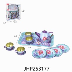 TEA SET TOY - STAINLESS STEEL 9PC/2BX/18PC/CS