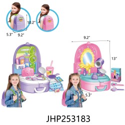 TRAVEL/BEAUTY SET(PINK/PURPLE) 9PC/2BX/18PC/CS