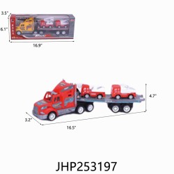 FRICTION TRACTOR CAR (RED) 9PC/2BX/18PC/CS