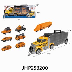 F/W TRUCK W/6PC DIE CAST TRACK (YELLOW) 8PC/CS