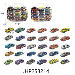 24PCS PULL BACK IRON SHEET CAR 6PC/2BX/12PC/CS