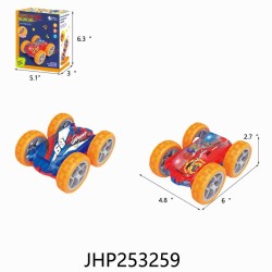B/O ROLL CAR W/L& M (RED/BLUE) 24PC/2BX/48PC/CS