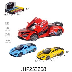 DIECAST - 1:22 METAL CAR WITH MUSIC & LIGHT (6PC/BX) 4BX/CS DIECAST - 1:22 METAL CAR WITH MUSIC & LIGHT (6PC/BX) 4BX/CS