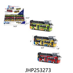 DIECAST - CITY BUS 3 COLOR MIX (6PC/BX) 6BX/2INNER/12BX/CS DIECAST - CITY BUS 3 COLOR MIX (6PC/BX) 6BX/2INNER/12BX/CS