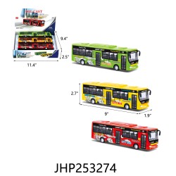 DIECAST - CITY BUS 3 COLOR MIX (3PC/BX) 6BX/2INNER/12BX/CS DIECAST - CITY BUS 3 COLOR MIX (3PC/BX) 6BX/2INNER/12BX/CS