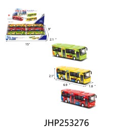 DIECAST - CITY BUS 3 COLOR MIX (6PC/BX) 12BX/CS DIECAST - CITY BUS 3 COLOR MIX (6PC/BX) 12BX/CS
