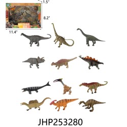 DINOSAUR SET (12PCS) 18PC/2BX/36PC/CS
