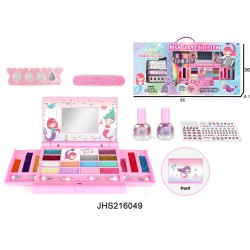 MAKE UP CASE TOY SET MERMAID 12PC/CS