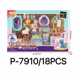 TOY - PET WORLD 18PC/CS