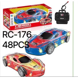 R/C RACING CAR LIGHT UP 24PC/2BX/48PC/CS
