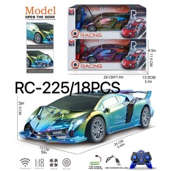 R/C CAR 1:18 EMULATION CAR 18PC/2BX/36PC/CS