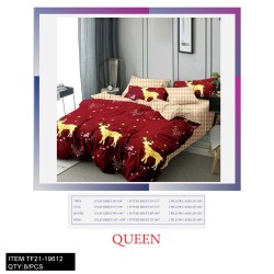 QUEEN SIZE FOUR-PIECE CHEMICAL FIBER COMPETITION 8PC/CS