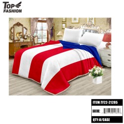 2KG QUEEN SIZE PUERTO RICO FLAG BLANKET 8PC/CS