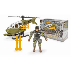 US ARMY-BOXEDD TOY SET W/SOLDIER &HELICOPTER 12PC/3BX/36PC/CS