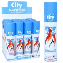 CITY BUTANE 300ML 7X #UN2037 8DZ/CS