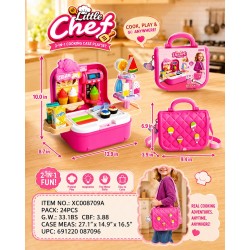 KITCHEN SET - LITTLE CHEF BAG 24PC/CS